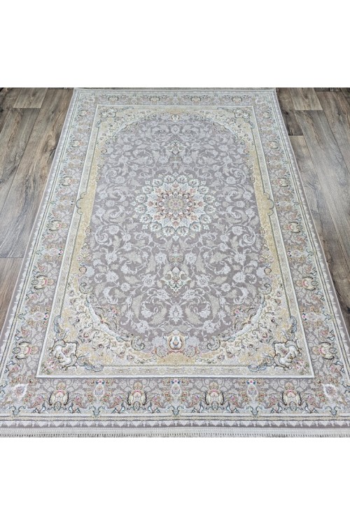 Иранский ковер Kashan lux 418 Серый